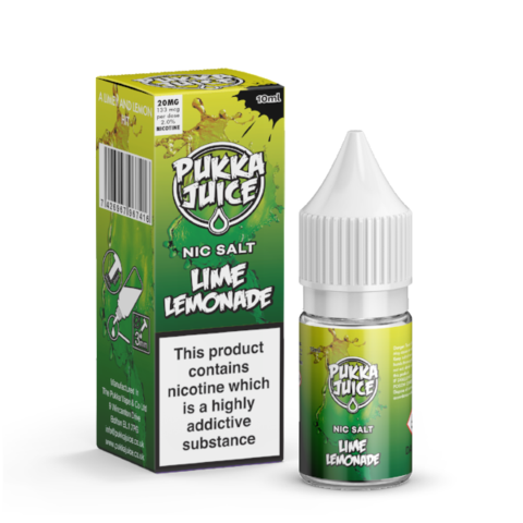 PUKKA SALTS LIME LEMONADE 10ML 20MG