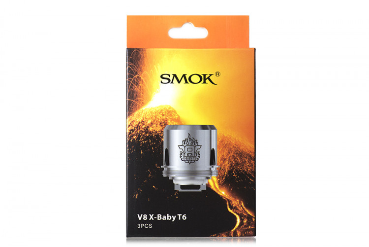 SMOK V8 XBABY T6 COIL 0.2 OHMS  (END OF LINE)