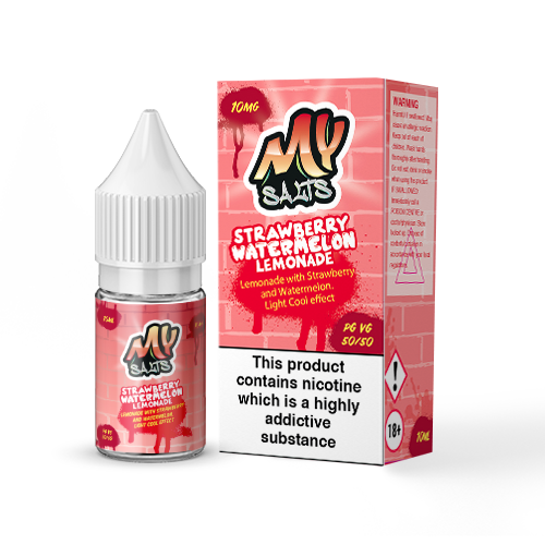 MY SALTS STRAWBERRY WATERMELON LEMONADE 50/50 10ML 20MG