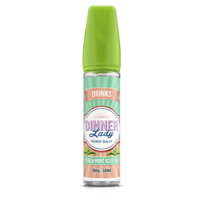 DINNER LADY PEACH MINT ICED TEA 70/30 0MG 50ML