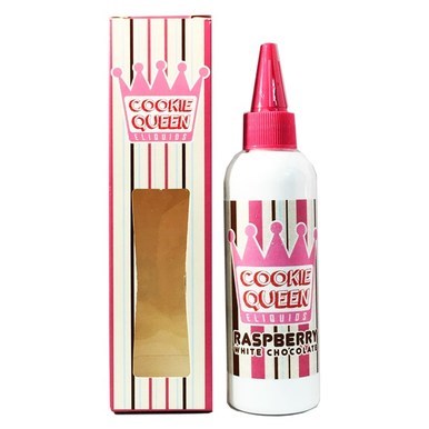 COOKIE QUEEN RASPBERRY WHITE CHOCOLATE  70/30 0MG 120ML