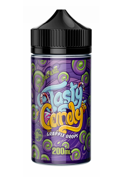 TASTY CANDY GRAPPLE DROPS 70/30 0MG 200ML